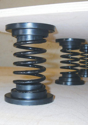 FLOOR SPRINGS & CAP + HARDWARE