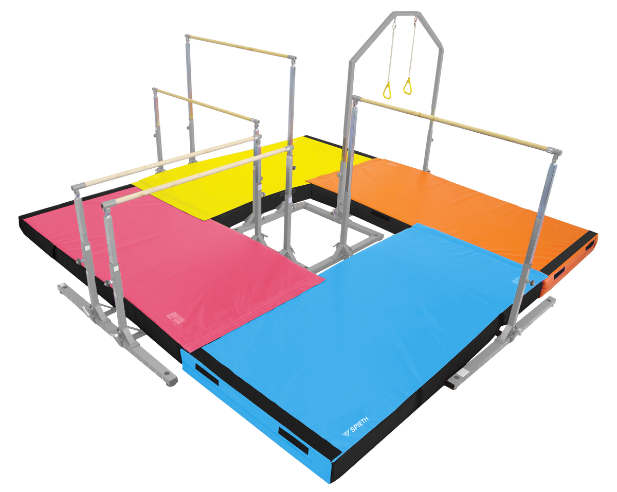 JFK 4-STATION CIRCUIT WITH 8&quot; MATS