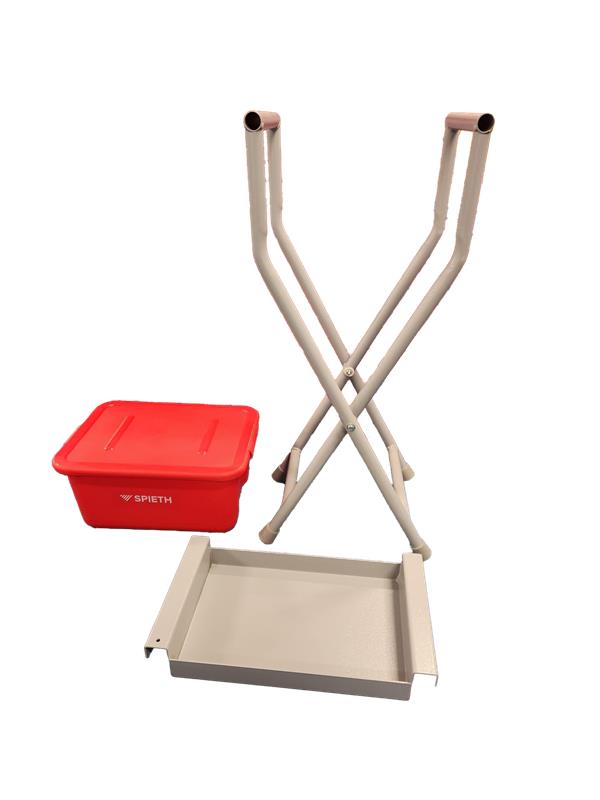 CHALK BOWL WITH STAND