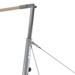 STANDARD WOOD VENEER RAIL FOR FREESTANDING UNEVEN BAR