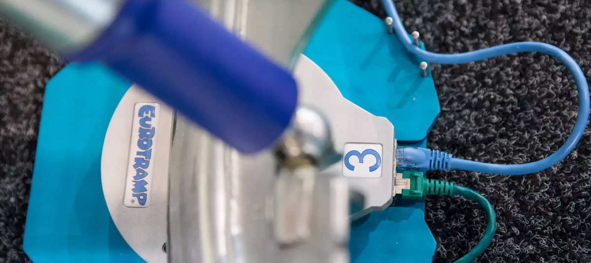 HDTS Trampoline Measuring Device